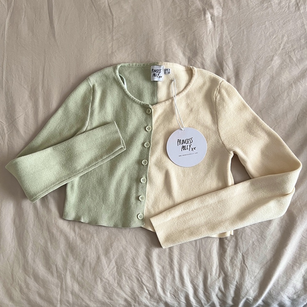 NWT Princess Polly Mateo Top Green Size 4
